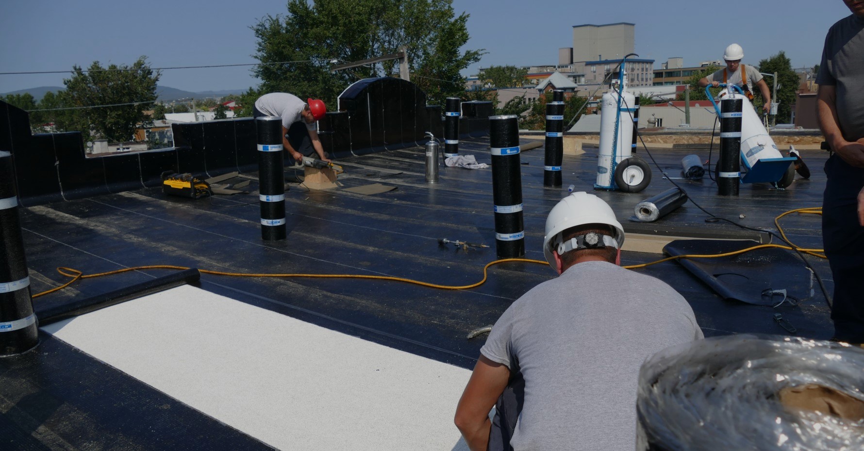 Flat roof Quebec